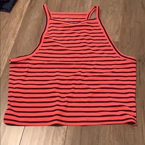 Aerie high neck crop top